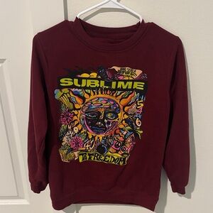 Sublime Women's Long Sleeve Tee - Maroon